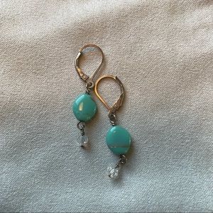🌷SALE🌷turquoise dangle earrings